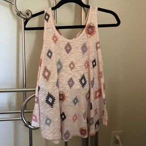 Ginger G Mohave Mojave Pattern Knit Tank
